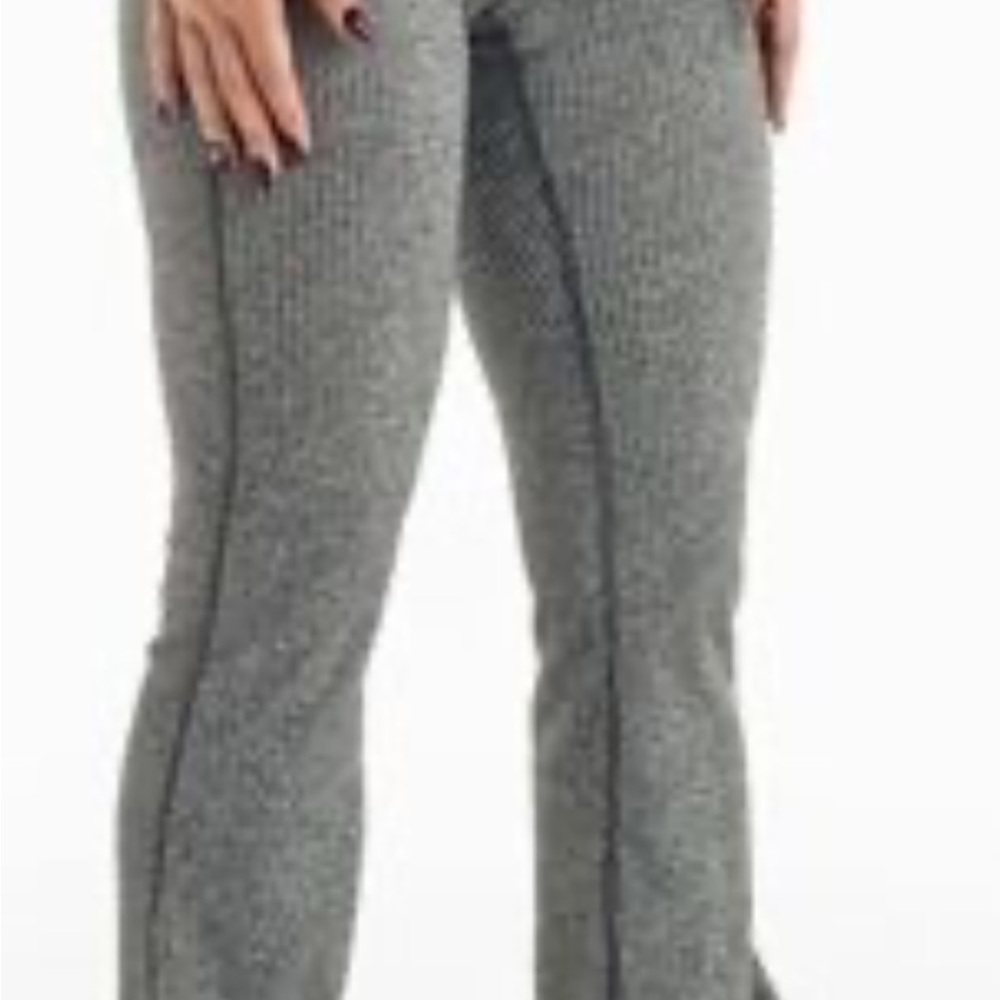 ECHT Women's Gray Flare Knit Pants - Picture 3 of 11